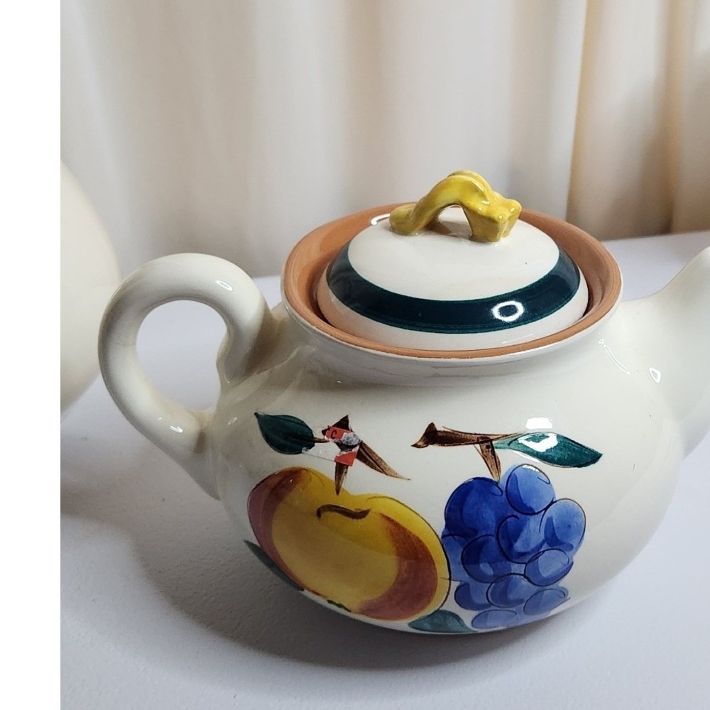 Stengl Pottery Fruit Teapot